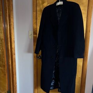 Elegant Navy Trench Coat